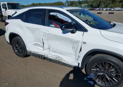 2021 Lexus Rx 350 F Sport Appearance из США, поврежденный, VIN 2T2SZMDAXMC281837